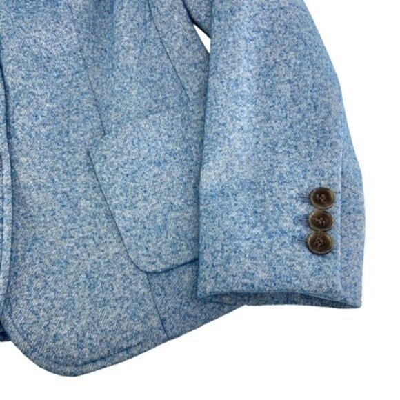 Talbots Blue Wool Blend Blazer - Picture 3 of 4